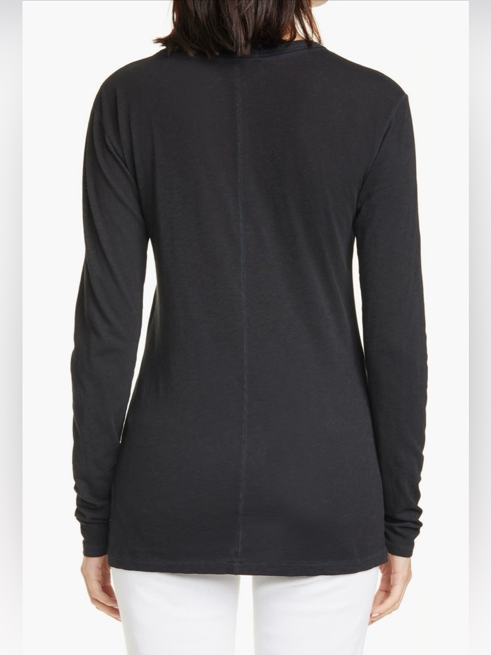 NWT. Rag & Bone. Black classic Long Sleeve Tee. Size XS. - Picture 3 of 14